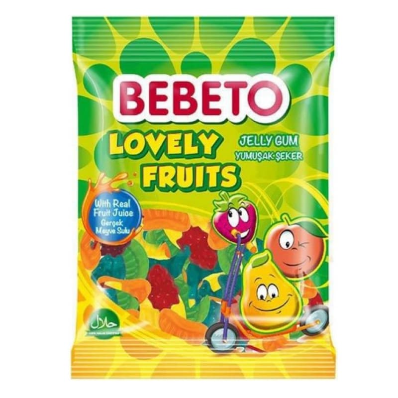 Bebeto jelly Lovely fruits 80g