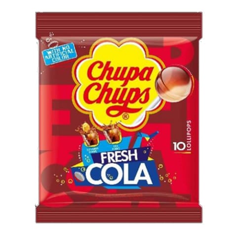Chupa Chups Fresh Cola Lollipop 120g