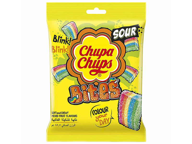 Chupa Chups Sour Belts Jelly 85.5g