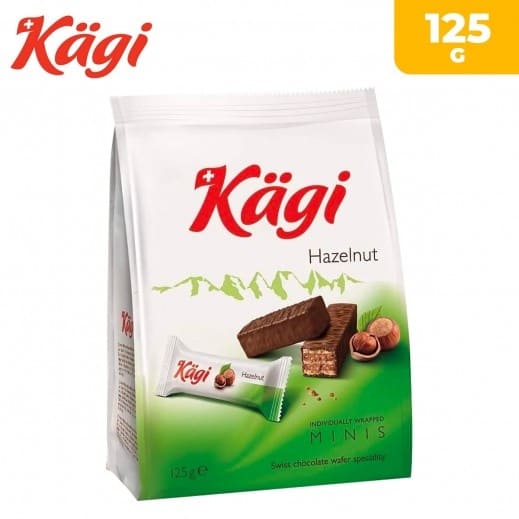 Kagi Chocolate Hazelnut Wafers Mini 125g
