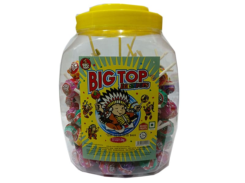 Tot Pop Mixed Fruit Lollipop 120x9g