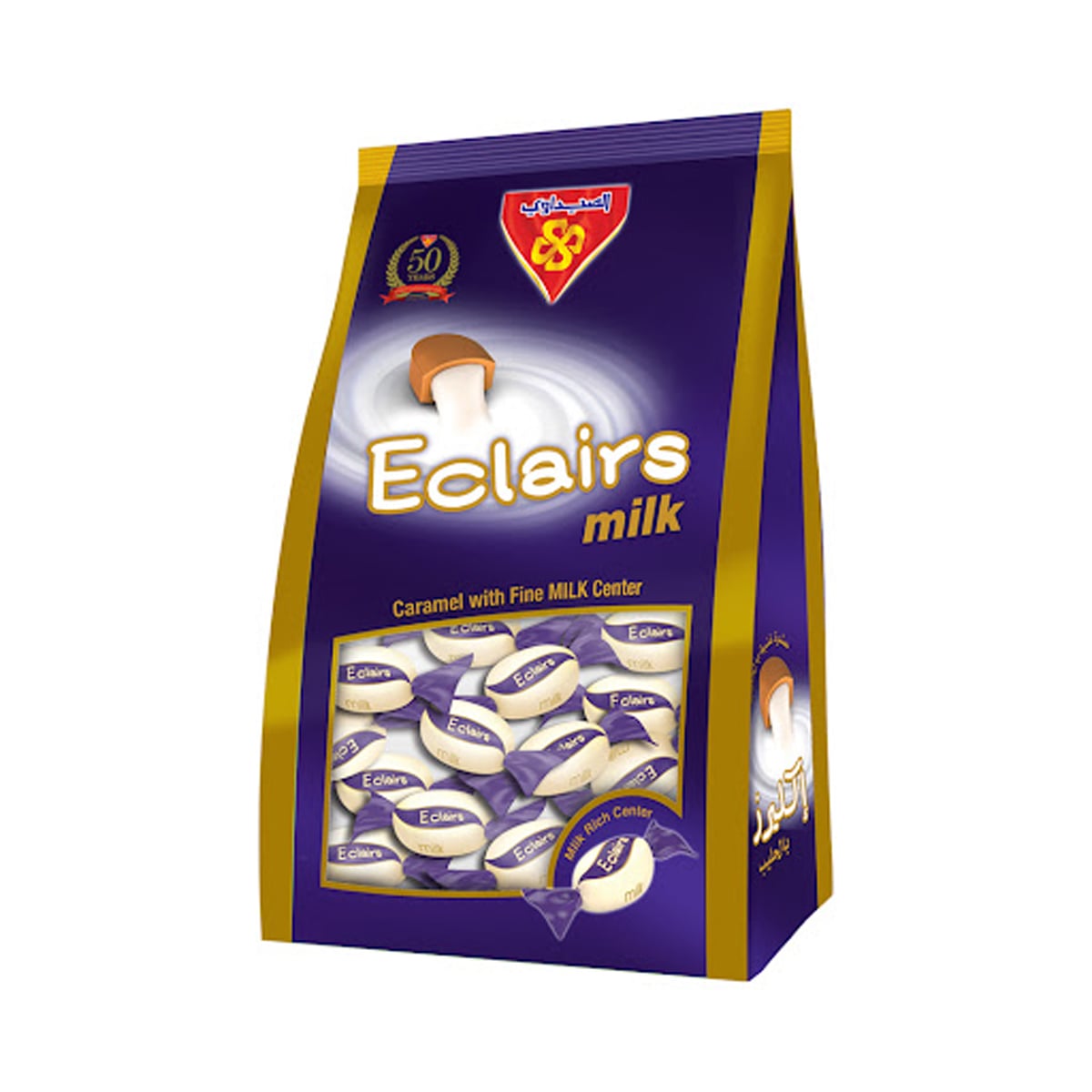 Al Seedawi Eclairs Caramel Filled Milk Toffee 1000g