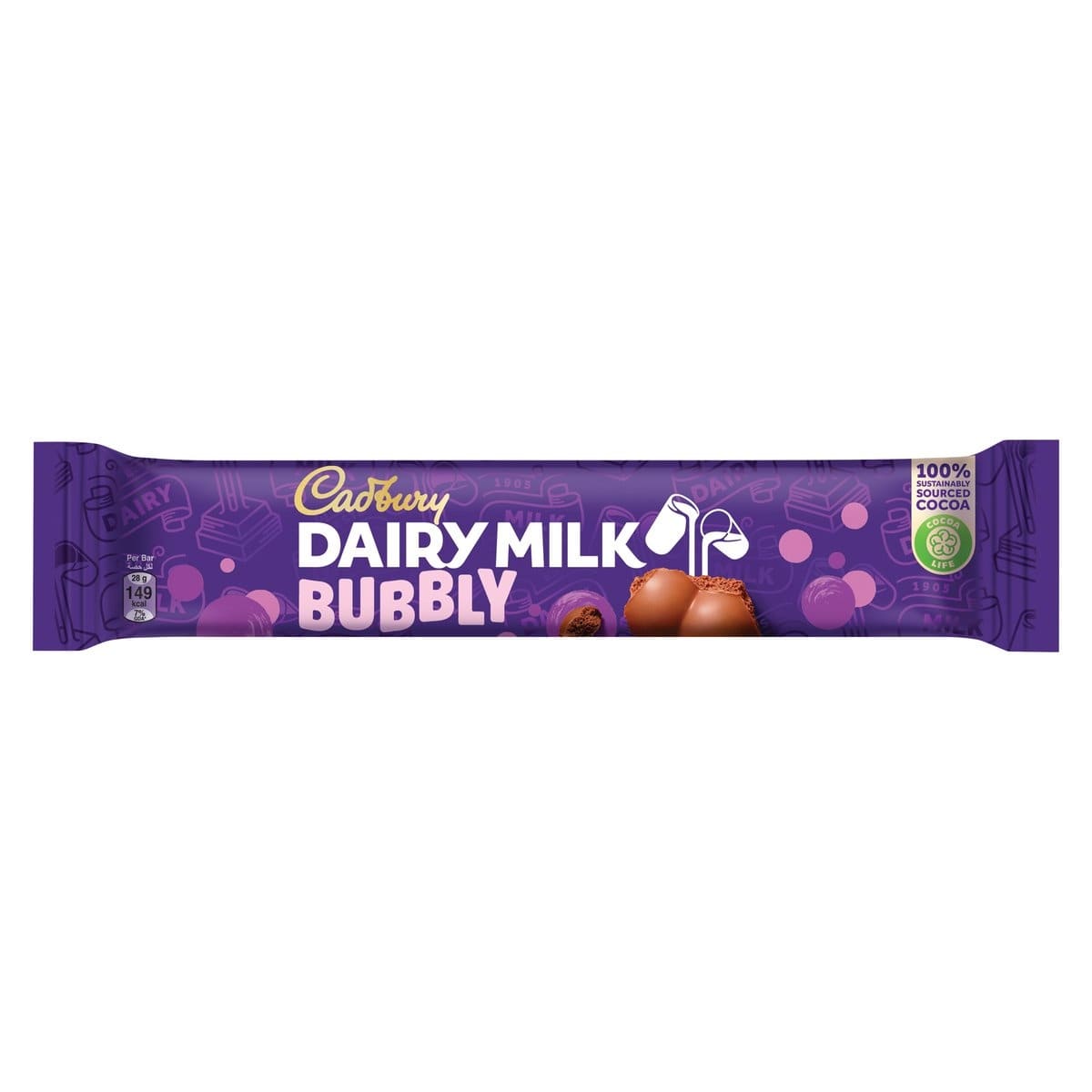 Cadbury Dairy Milk Bubbly Chocolate 24g
