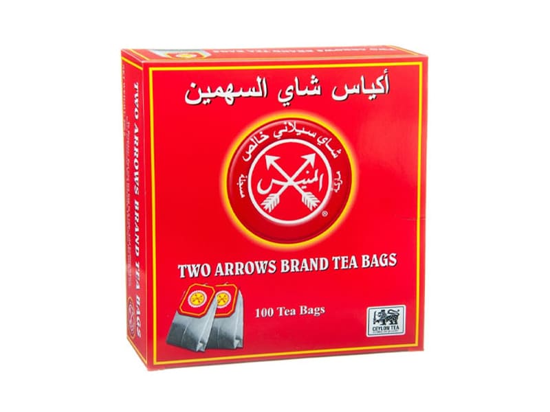 Al Munayes Two Arrows Black Tea Bag 100 Pc's
